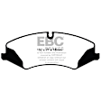 ED92123 Front Extra Duty ED Truck/SUV Aramid Fiber Ceramic Brake Pad Set
