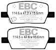 ED93089 Rear Orangestuff 9000 Aramid Fiber Race Aramid Fiber Ceramic Brake Pad Set