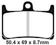 2018 Yamaha MT-07 - Direct Fit Brake Pad Set