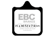 2006 TM SMX450F - Direct Fit Brake Pad Set