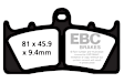 2015 BMW K1600GTL Exclusive - Direct Fit Brake Pad Set