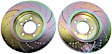 GD1002 Front Brake Disc, Dimpled and Slotted, 5 Lugs, 325.12 mm,, GD Sport Slotted And Dimpled