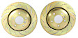 GD1003 Rear Brake Disc, Dimpled and Slotted, 5 Lugs, 320.04 mm,, GD Sport Slotted And Dimpled
