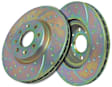 GD1309 Front Brake Disc, Dimpled and Slotted, 5 Lugs, 299.97 mm,, GD Sport Slotted And Dimpled