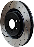 GD1552 Rear Brake Disc, Dimpled and Slotted, 5 Lugs, 302.26 mm,, GD Sport Slotted And Dimpled