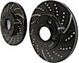 GD7020 Front Brake Disc, Dimpled and Slotted, 5 Lugs, 276.1 mm,, GD Sport Slotted And Dimpled
