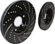 GD7020 Front Brake Disc, Dimpled and Slotted, 5 Lugs, 276.1 mm,, GD Sport Slotted And Dimpled
