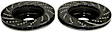 GD7055 Front Brake Disc, Silver Grey Geomet, Dimpled and Slotted, 5 Lugs, 305.05 mm, GD Sport Slotted And Dimpled