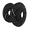 GD7255 Front Brake Disc, Dimpled and Slotted, 5 Lugs, 315.72 mm,, GD Sport Slotted And Dimpled