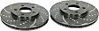 GD7269 Front Brake Disc, Dimpled and Slotted, 5 Lugs, 276.1 mm,, GD Sport Slotted And Dimpled