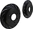 GD7362 Rear Brake Disc, Dimpled and Slotted, 6 Lugs, 320.04 mm,, GD Sport Slotted And Dimpled