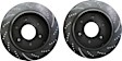 GD7362 Rear Brake Disc, Dimpled and Slotted, 6 Lugs, 320.04 mm,, GD Sport Slotted And Dimpled