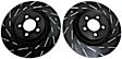GD7365 Front Brake Disc, Dimpled and Slotted, 5 Lugs, 359.92 mm,, GD Sport Slotted And Dimpled