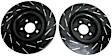 GD7365 Front Brake Disc, Dimpled and Slotted, 5 Lugs, 359.92 mm,, GD Sport Slotted And Dimpled