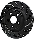 GD7385 Front Brake Disc, Dimpled and Slotted, 5 Lugs, 359.92 mm, 6.1L, 8Cyl, GD Sport Slotted And Dimpled