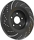 GD7385 Front Brake Disc, Dimpled and Slotted, 5 Lugs, 359.92 mm, 6.1L, 8Cyl, GD Sport Slotted And Dimpled
