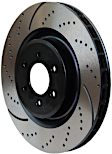 GD7569 Rear Brake Disc, Dimpled and Slotted, 5 Lugs, 330.2 mm,, GD Sport Slotted And Dimpled