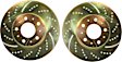 GD774 Front Brake Disc, Dimpled and Slotted, 5 Lugs, 279.91 mm,, GD Sport Slotted And Dimpled