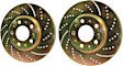 GD774 Front Brake Disc, Dimpled and Slotted, 5 Lugs, 279.91 mm,, GD Sport Slotted And Dimpled