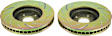 GD781 Front Brake Disc, Dimpled and Slotted, 5 Lugs, 295.91 mm,, GD Sport Slotted And Dimpled