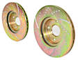 GD799 Front Brake Disc, Dimpled and Slotted, 4 Lugs, 254.76 mm,, GD Sport Slotted And Dimpled