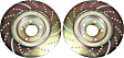 GD972 Front Brake Disc, Dimpled and Slotted, 5 Lugs, 293.62 mm,, GD Sport Slotted And Dimpled