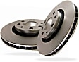 RK7378 Front Brake Disc, Plain Surface, 6 Lugs, 297.18 mm,, Ultimax OE Replacement