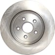 1977 Chevrolet C10 - Front Brake Disc, Silver Grey Geomet, Plain Surface, 5 Lugs, 302.26 mm, For FMSI Pad No. D052; Vented; 5 Bolt Holes; 301mm Dia.; 125.7mm Height; 32.6mm Thick, Ultimax OE Replacement