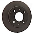 RK7816 Rear, Driver or Passenger Side Brake Disc, Silver Grey Geomet, Plain Surface, 5 Lugs, 342 mm, Ultimax OE Replacement