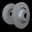 2022 Toyota Sienna - Rear Brake Disc, Cross-drilled and Slotted, For FMSI Pad No. D2305, 2.5L 4Cyl