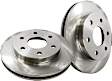 S1KF1323 Front Brake Disc and Pad Kit, Silver Grey Geomet, Plain Surface, 5 Lugs, 307.34 mm, Aramid Fiber, RWD, S1 Ultimax2 Pad and RK Premium Rotors