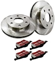 S1KF1363 Front Brake Disc and Pad Kit, Plain Surface 5 Lugs 299.72 mm Aramid Fiber S1 Ultimax2 Pad and RK Premium Rotors