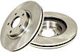 S1KF1387 Front Brake Disc and Pad Kit, Plain Surface 5 Lugs 297.18 mm Aramid Fiber S1 Ultimax2 Pad and RK Premium Rotors