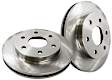 S1KF1409 Front Brake Disc and Pad Kit, Plain Surface 5 Lugs 287.02 mm Aramid Fiber S1 Ultimax2 Pad and RK Premium Rotors