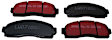 S1KF1409 Front Brake Disc and Pad Kit, Plain Surface 5 Lugs 287.02 mm Aramid Fiber S1 Ultimax2 Pad and RK Premium Rotors