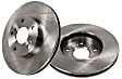 S1KF1468 Front Brake Disc and Pad Kit, Silver Grey Geomet, Plain Surface, 5 Lugs, 281.94 mm, Aramid Fiber, S1 Ultimax2 Pad and RK Premium Rotors