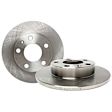 S1KR1001 Rear Brake Disc and Pad Kit, Plain Surface 5 Lugs 294.64 mm Aramid Fiber S1 Ultimax2 Pad and RK Premium Rotors