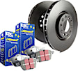 S1KR1490 Rear Brake Disc and Pad Kit, Plain Surface 5 Lugs 330.2 mm Aramid Fiber RWD S1 Ultimax2 Pad and RK Premium Rotors