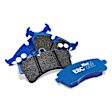 S27KF1015 Front Brake Disc and Pad Kit, Silver Grey Geomet, Slotted, 5 Lugs, Aramid Fiber, S27 Bluestuff NDX Pad and 2-Piece Full-Floating Slotted Rotors
