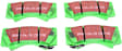S3KF1192 Front Brake Disc and Pad Kit, Silver Grey Geomet, Dimpled and Slotted, 5 Lugs, 340.11 mm, Aramid Fiber, S3 Greenstuff 6000 and GD Sport Slotted and Dimpled Truck and SUV Rotors