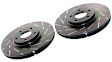 S4KF1210 Front Brake Disc and Pad Kit, Slotted 4 Lugs 279.91 mm Aramid Fiber Ceramic S4 Redstuff Ceramic Pad and USR Sport Slotted Rotors
