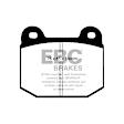 S6KR1333 Rear Brake Disc and Pad Kit, Dimpled and Slotted Aramid Fiber S6 Bluestuff NDX Pad and GD Sport Slotted and Dimpled Rotors