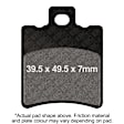 2001 Yamaha CW50 Zuma II - Front, Rear Double H- Sintered Brake Pad Set