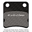 SFA257/2 Direct Fit Brake Pad Set