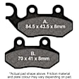 SFA264 Direct Fit Brake Pad Set