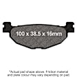 SFA408 Direct Fit Brake Pad Set