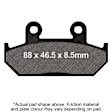 2011 Suzuki AN400 Burgman ABS - Rear Brake Pad Set