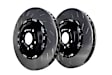2015 Ford Fiesta - Front Brake Disc, Plain Surface, 4 Lugs, engvin: X, Turbocharged, 330 Rotor Dia., 1.6L 4Cyl