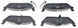 UD1012 Rear Ultimax2 OEM Replacement Aramid Fiber Brake Pad Set