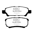 UD1037 Rear Ultimax2 OEM Replacement Aramid Fiber Brake Pad Set